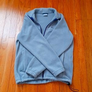 Columbia blueish gray fleece jacket